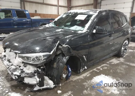 2021 BMW X3 M z USA, uszkodzony, nr VIN 5YMTS0C09M9F84512